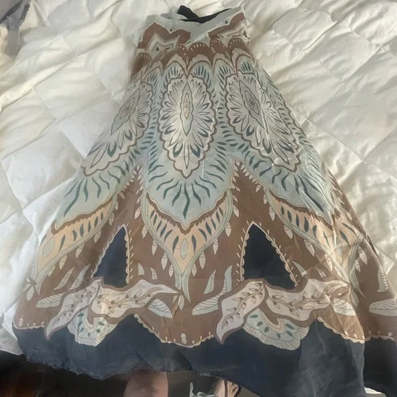 Bohemian Patterned Skirt - Multicolor - Picture 2 of 8